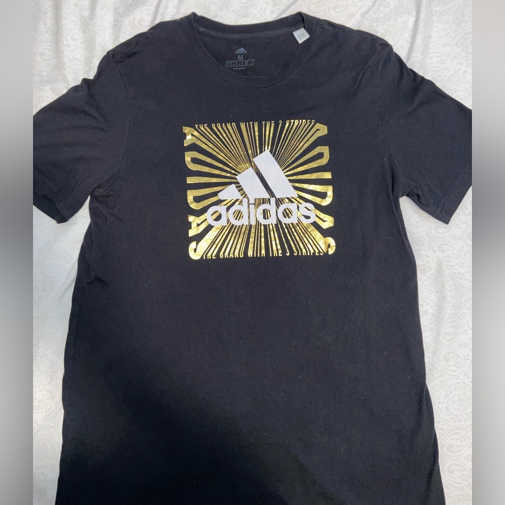 Men’s Size Medium Adidas Golf Foil Black T-Shirt